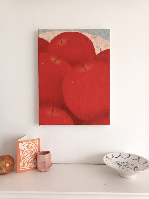 Red apple pile