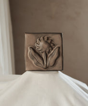 Load image into Gallery viewer, Floral Relief Tile, Cortado 3