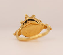 Load image into Gallery viewer, Ritual Lover’s Eye Ring (Silver with light Gold Vermeil)