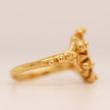 Load image into Gallery viewer, Ritual Lover’s Eye Ring (Silver with light Gold Vermeil)