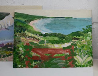 Walking in Devon - woolecombe bay