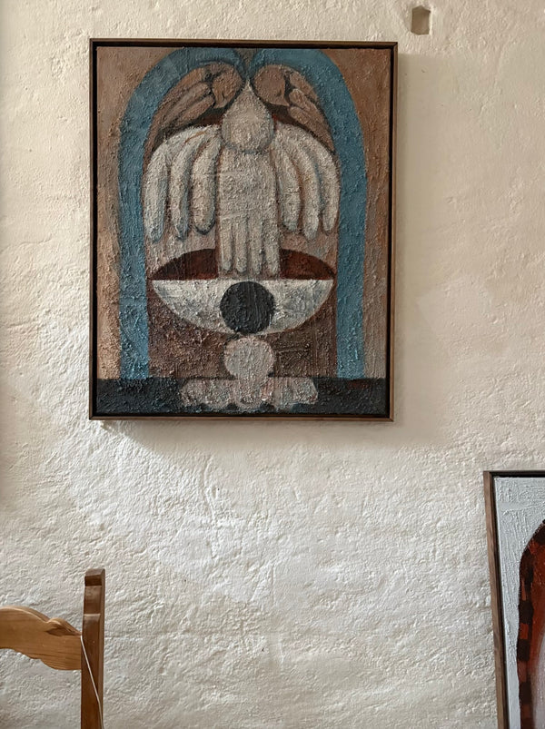 The fountain in Antibes (Framed)