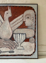 Load image into Gallery viewer, Big hand, Large bird (Framed)