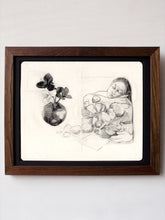 Load image into Gallery viewer, Self Portrait with Essentials, Sketchbook study