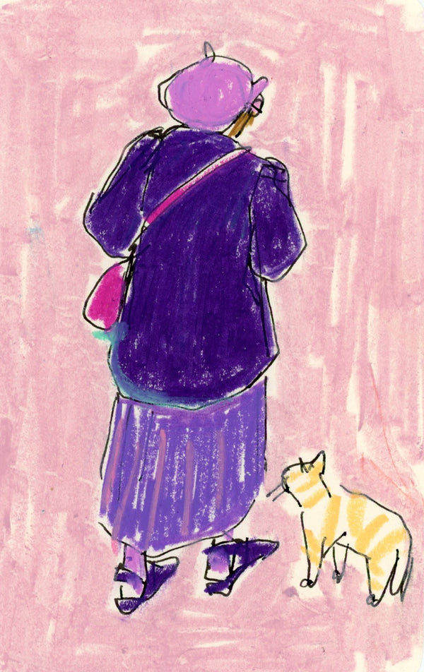 She Wore Purple (Framed)