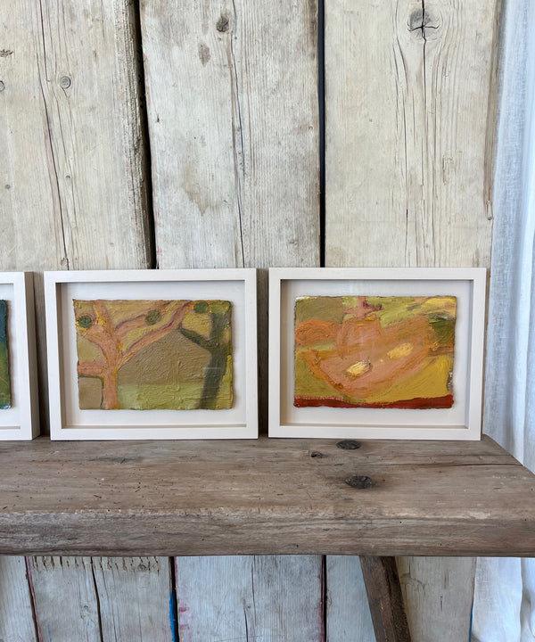 Beached at the pink house (Framed)