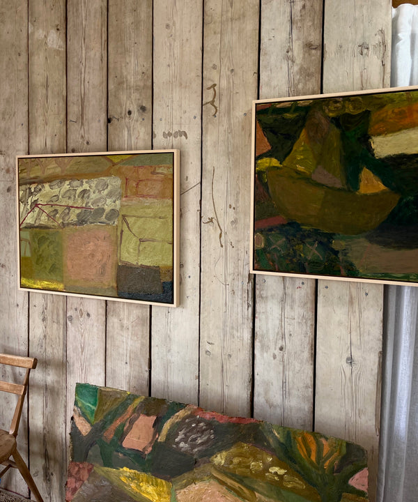 Boathouses (Framed)