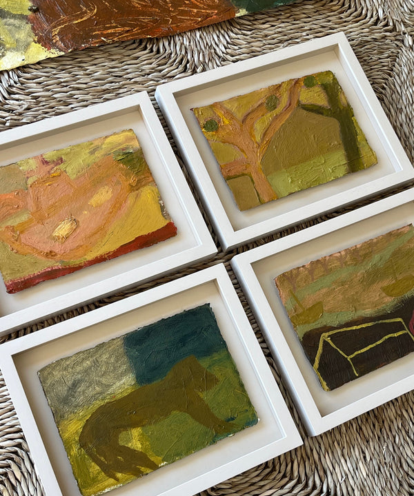 Boats and barns (Framed)