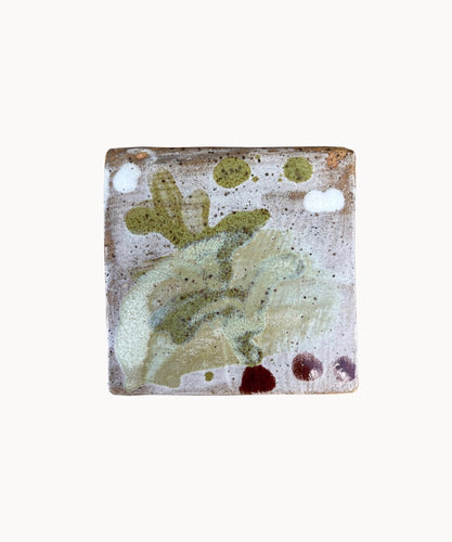 Fern Glazed Tile III