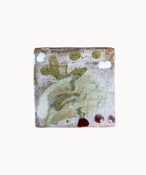Fern Glazed Tile III