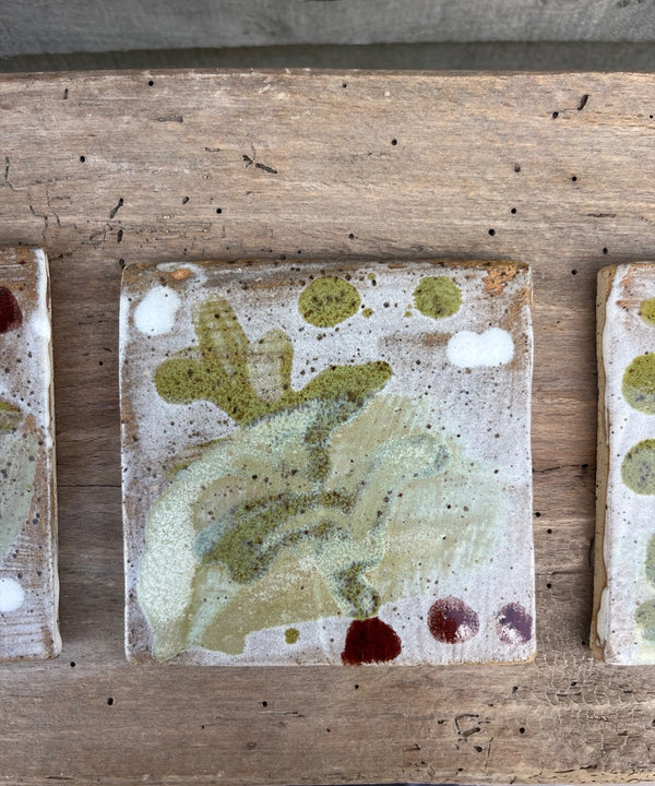 Fern Glazed Tile III