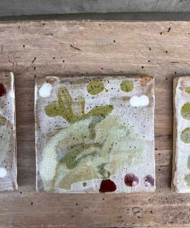 Fern Glazed Tile III