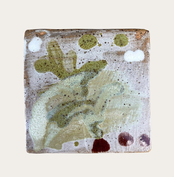 Fern Glazed Tile III