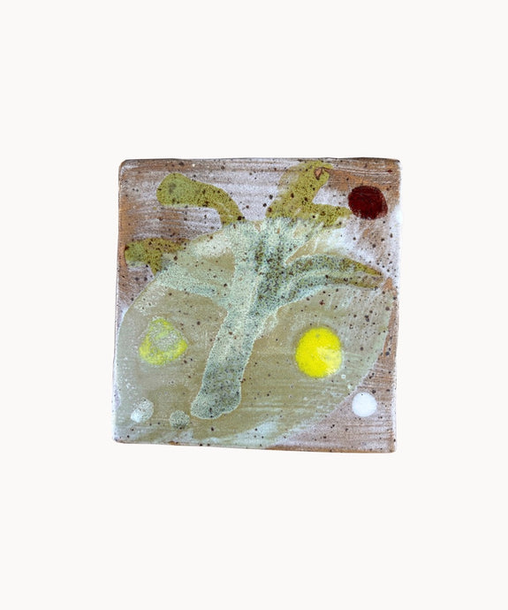 Fern Glazed Tile II