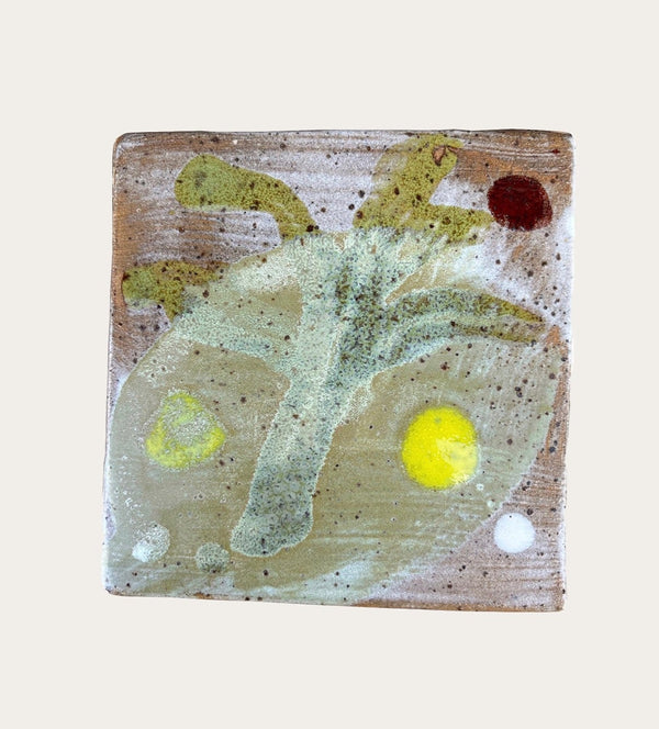 Fern Glazed Tile II