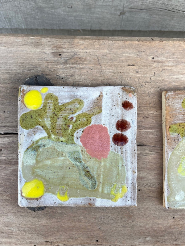 Fern Glazed Tile I