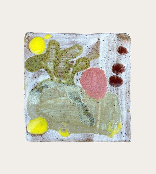 Fern Glazed Tile I