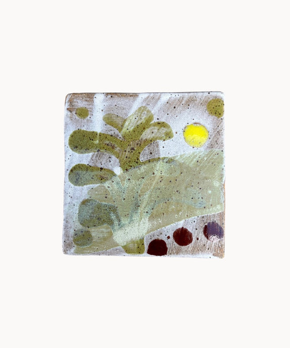 Fern Glazed Tile IV
