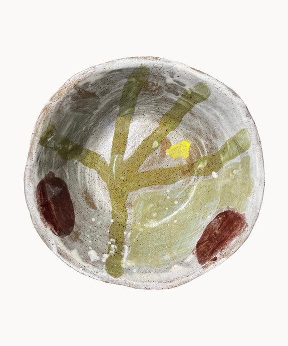Tree Glazed Bowl