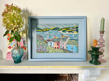 Load image into Gallery viewer, South Hams Study on Blue (Framed)
