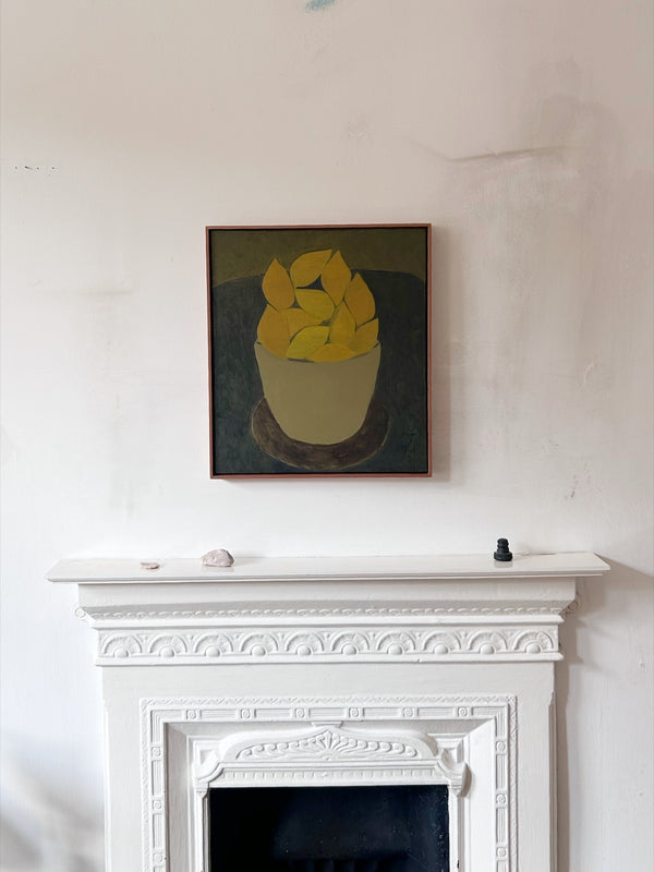 Stacked Lemons (Framed)