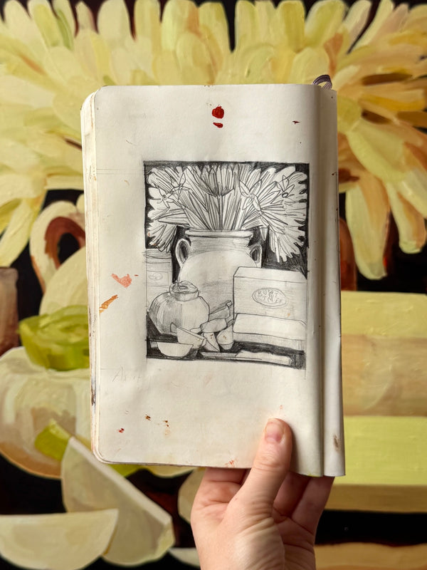 Still Life with Butter and Turnip