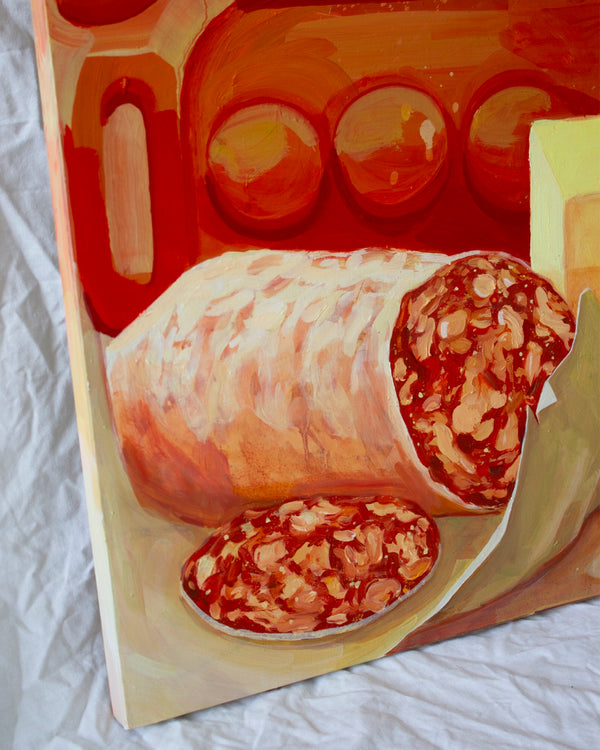 Still Life with Oranges, Meat and Butter