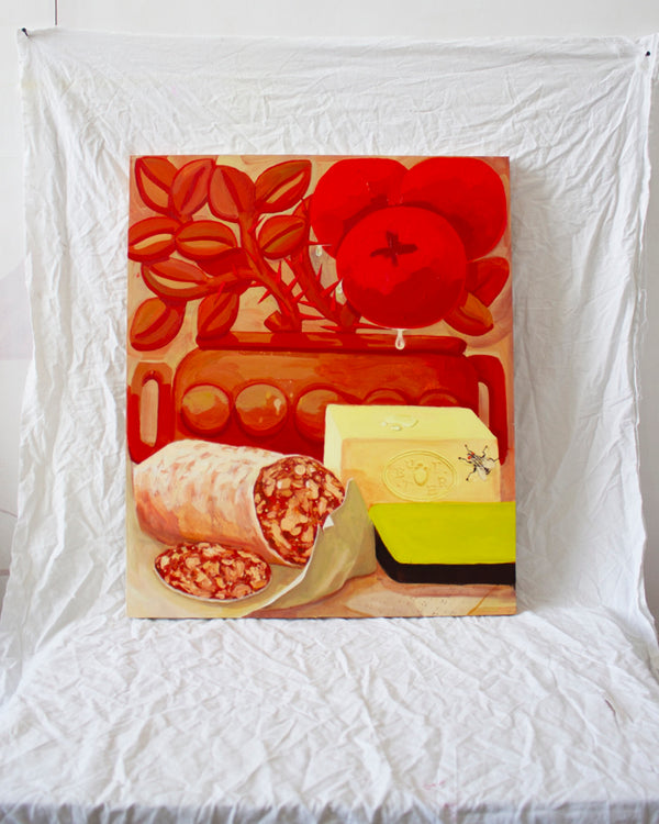 Still Life with Oranges, Meat and Butter