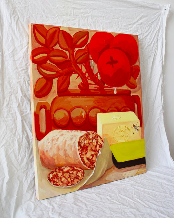 Still Life with Oranges, Meat and Butter