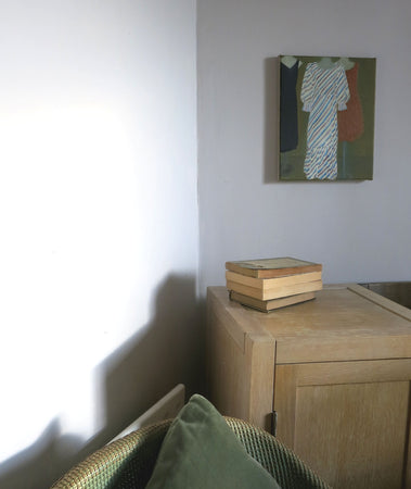 Striped Dress (purple & blue)