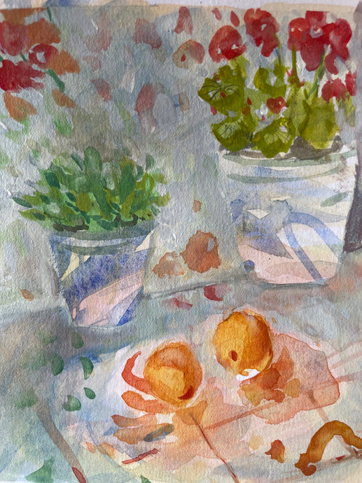 Tangerines and Geraniums
