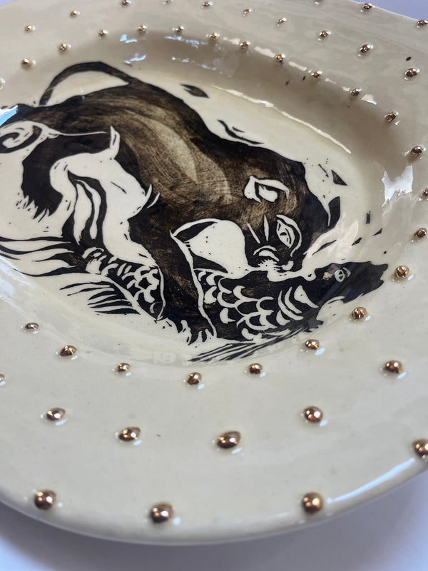 Tears of gold Large platter