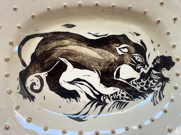Tears of gold Large platter