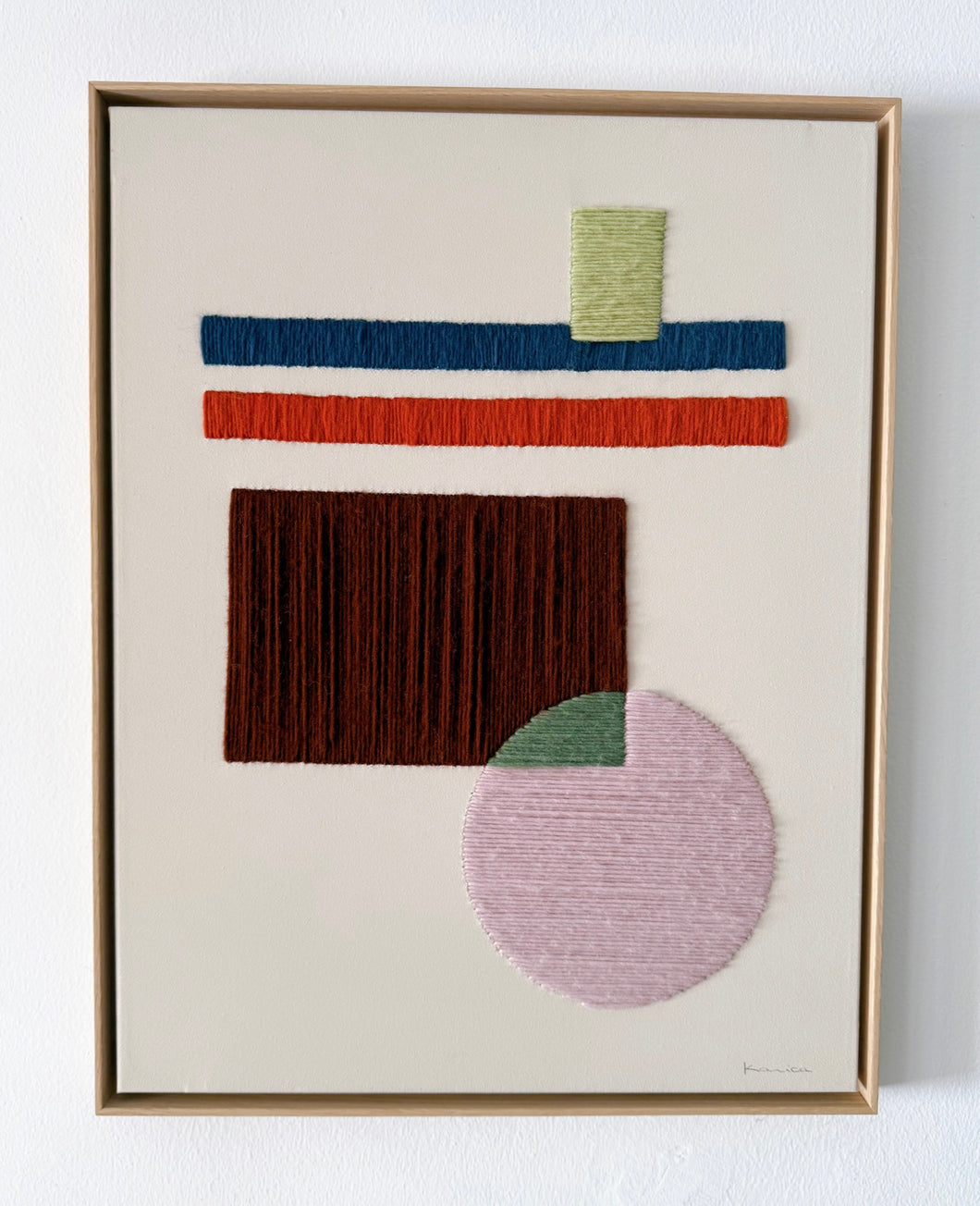 Textile Geometries II (Framed)