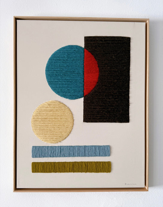 Textile Geometries III (Framed)