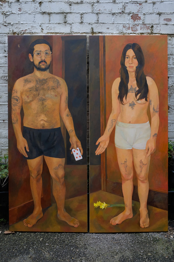 The Moth (diptych)
