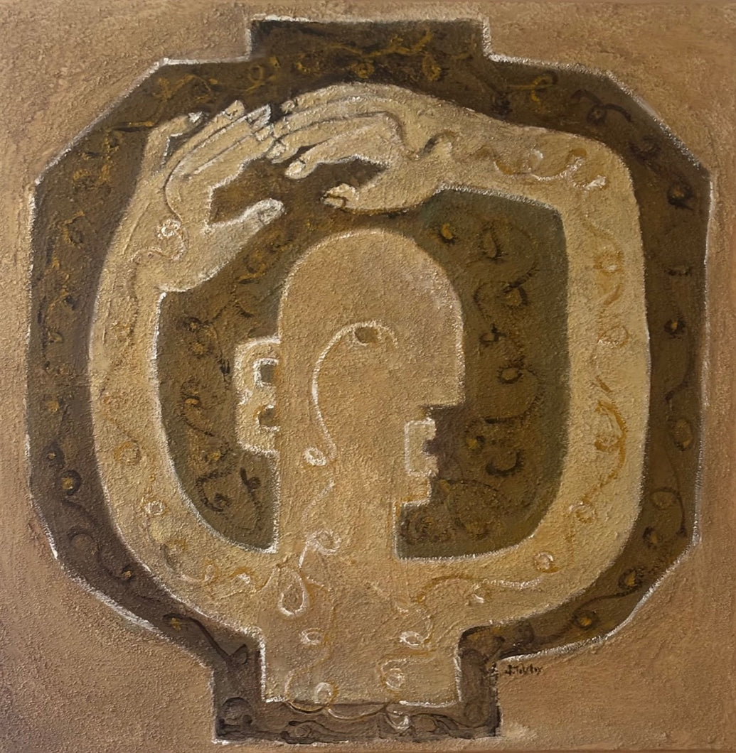 The curly man (Framed)