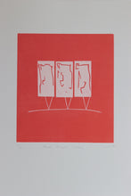 Load image into Gallery viewer, Three Figures Walking (Print)