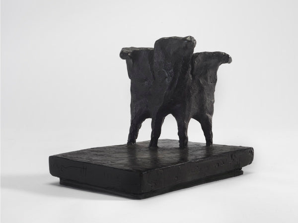 Three Figures Walking