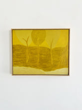 Load image into Gallery viewer, Trees in Yellow (Framed)