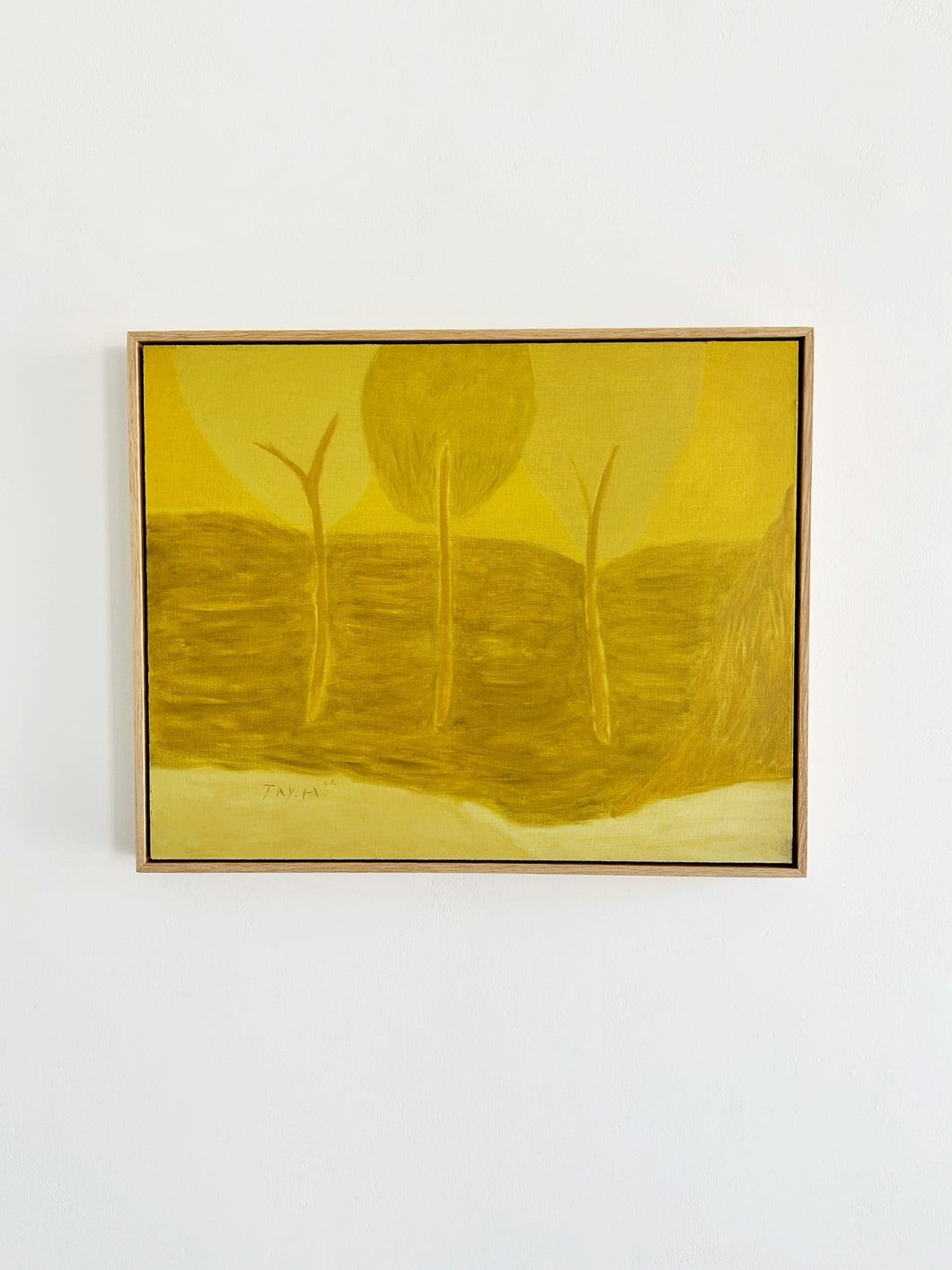 Trees in Yellow (Framed)