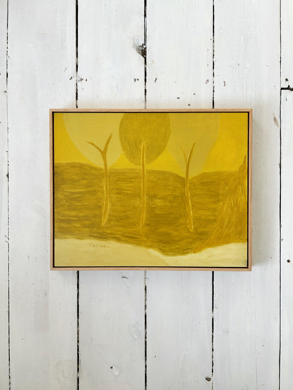 Trees in Yellow (Framed)
