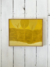 Load image into Gallery viewer, Trees in Yellow (Framed)