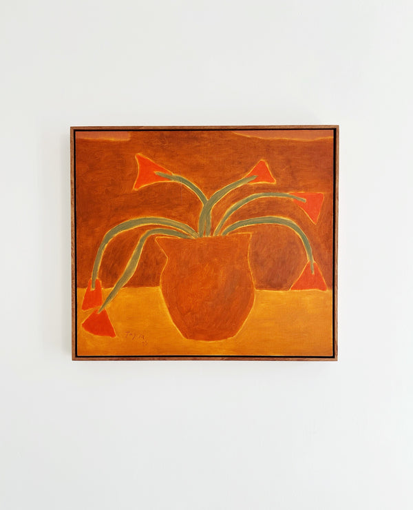 Triangle Blooms (Framed)