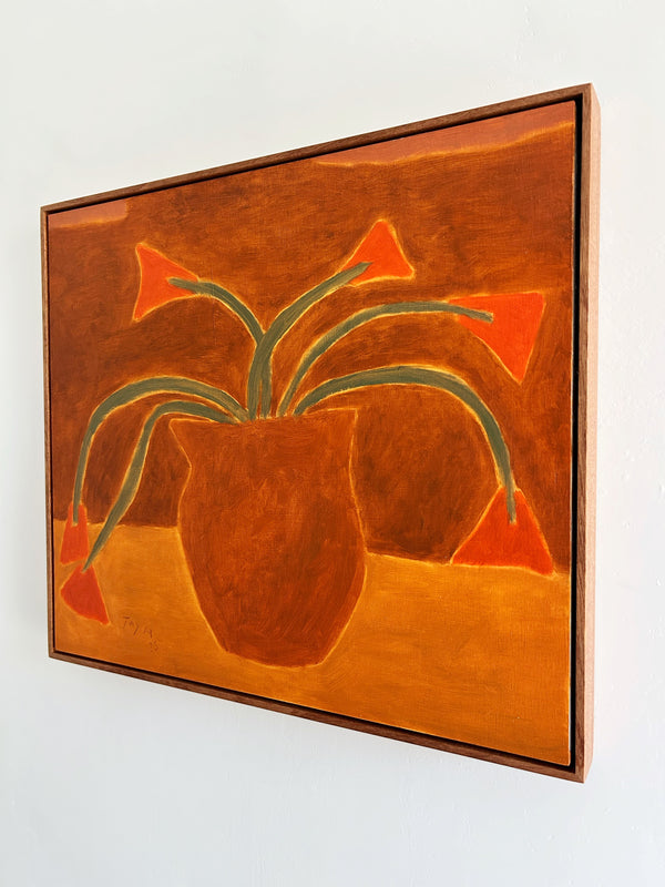 Triangle Blooms (Framed)