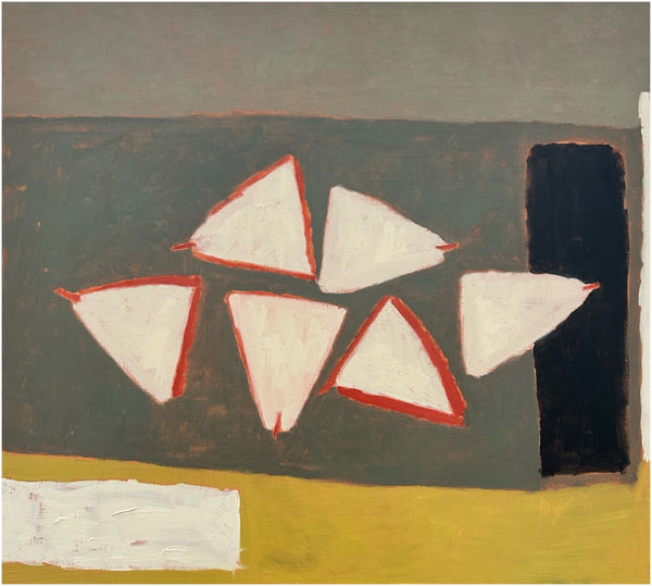 Triangle Pears (Framed)