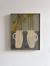 Load image into Gallery viewer, Two Jugs with Flowers (Framed)