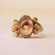 Load image into Gallery viewer, Valerie Lover’s Eye Ring (Silver with light Gold Vermeil)