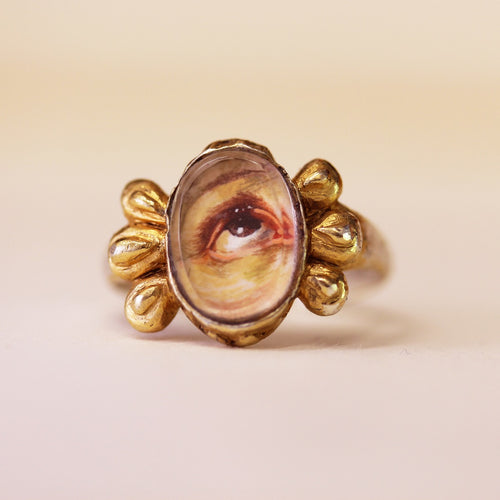 Valerie Lover’s Eye Ring (Silver with light Gold Vermeil)