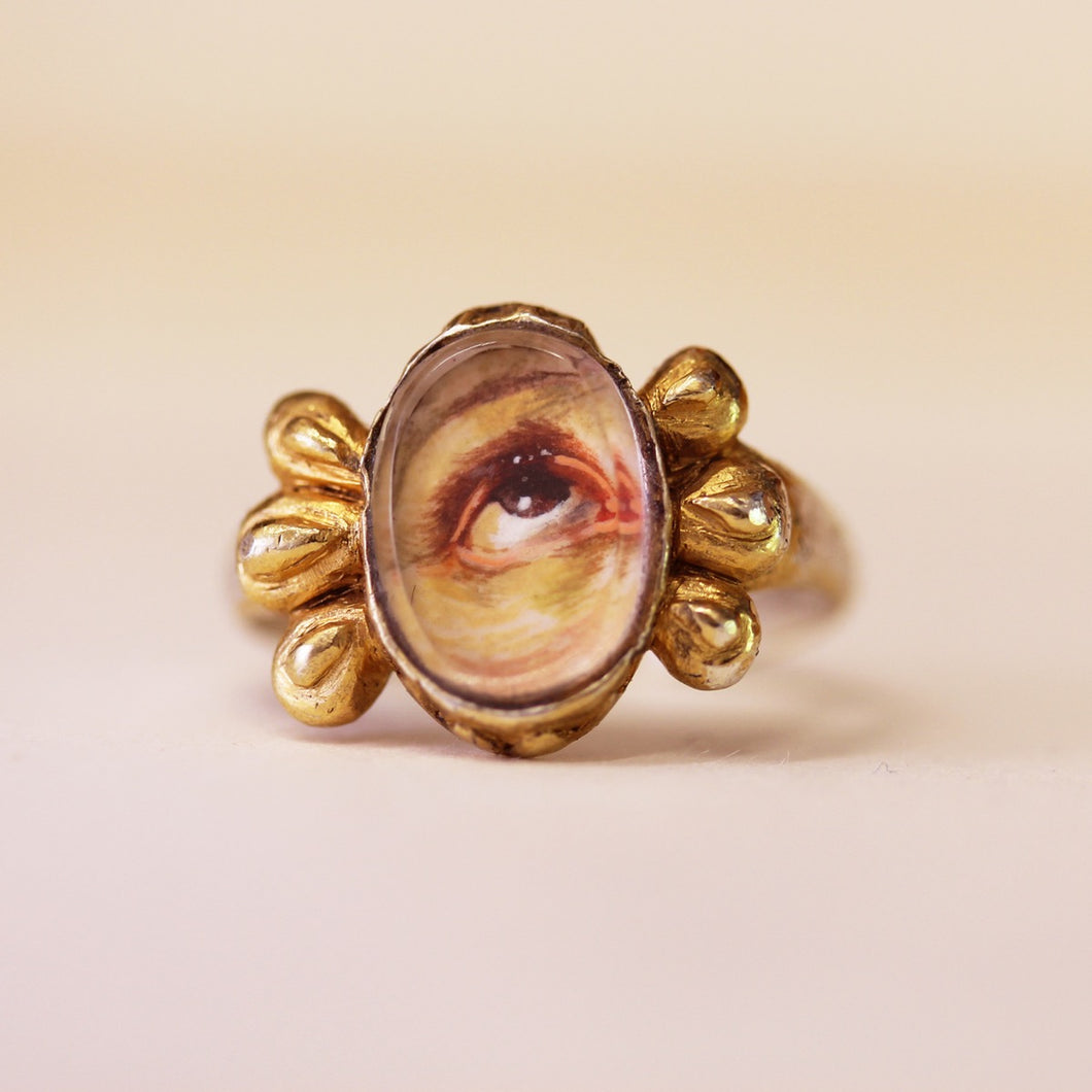 Valerie Lover’s Eye Ring (Silver with light Gold Vermeil)